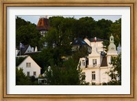 Villas on a hill, Blankenese, Hamburg, Germany Fine Art Print