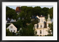 Villas on a hill, Blankenese, Hamburg, Germany Fine Art Print