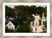 Villas on a hill, Blankenese, Hamburg, Germany Fine Art Print