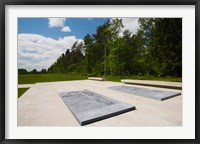 Bergen-Belsen WW2 Concentration Camp, site of destroyed concentration camp, Lower Saxony, Germany Fine Art Print