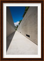 Courtyard to Bergen-Belsen WW2 Concentration Camp Memorial, Lower Saxony, Germany Fine Art Print