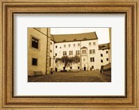 Facade of the castle site of famous WW2 prisoner of war camp, Colditz Castle, Colditz, Saxony, Germany Fine Art Print