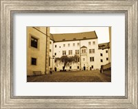 Facade of the castle site of famous WW2 prisoner of war camp, Colditz Castle, Colditz, Saxony, Germany Fine Art Print