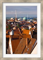 High angle view of buildings in a city, Nuremberg, Bavaria, Germany Fine Art Print