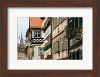 Low angle view of lower town buildings, Bamberg, Bavaria, Germany Fine Art Print