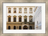 Facade of a palace, Schloss Thurn And Taxis, Regensburg, Bavaria, Germany Fine Art Print