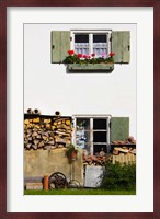 Farmhouse, Lenggries, Bavaria, Germany Fine Art Print