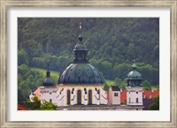 High angle view of a monastery, Ettal Abbey, Ettal, Bavaria, Germany Fine Art Print