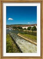 City viewed from Old Main Bridge, Wurzburg, Lower Franconia, Bavaria, Germany Fine Art Print