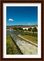 City viewed from Old Main Bridge, Wurzburg, Lower Franconia, Bavaria, Germany Fine Art Print