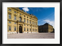Facade of a palace, Wurzburg Residence, Wurzburg, Lower Franconia, Bavaria, Germany Fine Art Print