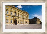 Facade of a palace, Wurzburg Residence, Wurzburg, Lower Franconia, Bavaria, Germany Fine Art Print