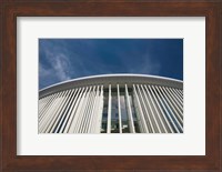 Low angle view of a concert hall, Philharmonie Luxembourg, Kirchberg Plateau, Luxembourg City, Luxembourg Fine Art Print