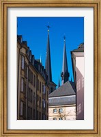 Church in the city, Notre Dame Cathedral, Luxembourg City, Luxembourg Fine Art Print