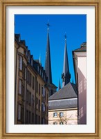 Church in the city, Notre Dame Cathedral, Luxembourg City, Luxembourg Fine Art Print