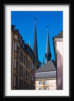Church in the city, Notre Dame Cathedral, Luxembourg City, Luxembourg Fine Art Print