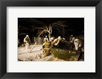 Exhibits showing the area during the Battle of the Bulge in WW2, National Museum of Military History, Diekirch, Luxembourg Fine Art Print