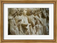 Detail of marble relief, Florence, Tuscany, Italy Fine Art Print