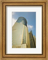 Low angle view of a building, Bank of China Tower, Century Avenue, Pudong, Shanghai, China Fine Art Print