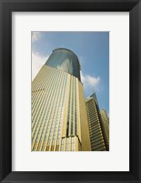 Low angle view of a building, Bank of China Tower, Century Avenue, Pudong, Shanghai, China Fine Art Print