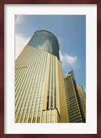 Low angle view of a building, Bank of China Tower, Century Avenue, Pudong, Shanghai, China Fine Art Print