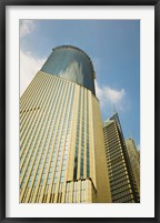 Low angle view of a building, Bank of China Tower, Century Avenue, Pudong, Shanghai, China Fine Art Print