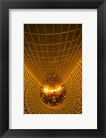 Interiors of Jin Mao Tower looking down to the lobby of the Grand Hyatt hotel, Lujiazui, Pudong, Shanghai, China Fine Art Print