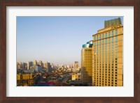 High angle view of Hongkou District, Shanghai, China Fine Art Print