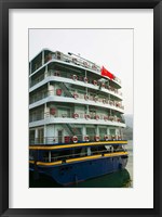 Yangtze River Cruise Ship, Yangtze River, Chongqing Province, China Fine Art Print
