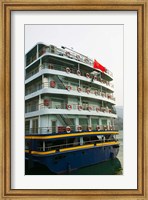 Yangtze River Cruise Ship, Yangtze River, Chongqing Province, China Fine Art Print