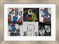 Fabric Items, Dali, Yunnan Province, China Fine Art Print