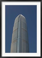 Low angle view of a skyscraper, Two International Finance Centre, Central District, Hong Kong Island, Hong Kong Fine Art Print
