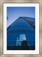Reflection of buildings on a stock exchange building, Exchange Square, Central District, Hong Kong Island, Hong Kong Fine Art Print