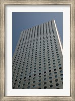 Low angle view of a building, Jardine House, Central District, Hong Kong Island, Hong Kong Fine Art Print