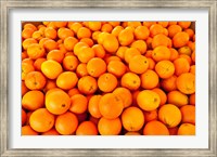 Close-up of oranges, Santa Paula, Ventura County, California, USA Fine Art Print