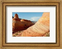 Close up of rock formations, The Wave, Coyote Buttes, Utah, USA Fine Art Print