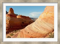 Close up of rock formations, The Wave, Coyote Buttes, Utah, USA Fine Art Print