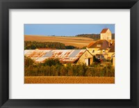 Buildings in a town at morning, Nanteuil la Foret, Marne, Champagne-Ardenne, France Fine Art Print