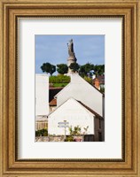 Statue of Pope Urban II at Chatillon sur Marne, Marne, Champagne-Ardenne, France Fine Art Print