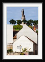 Statue of Pope Urban II at Chatillon sur Marne, Marne, Champagne-Ardenne, France Fine Art Print