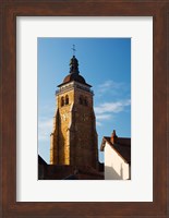 Low angle view of a church, Eglise Saint-Just d'Arbois, Arbois, Jura, Franche-Comte, France Fine Art Print