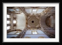 Low angle view of ceiling of an abbey, Cluny Abbey, Maconnais, Saone-et-Loire, Burgundy, France Fine Art Print