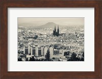 Cityscape with Cathedrale Notre-Dame-de-l'Assomption in the background, Clermont-Ferrand, Auvergne, Puy-de-Dome, France Fine Art Print