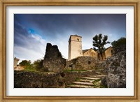 Fortified church at La Couvertoirade, Aveyron, Midi-Pyrenees, France Fine Art Print