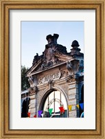 Detail of the covered market, Narbonne, Aude, Languedoc-Roussillon, France Fine Art Print