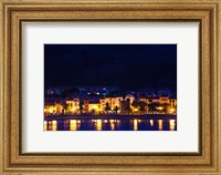 Buildings at the waterfront, Collioure, Vermillion Coast, Pyrennes-Orientales, Languedoc-Roussillon, France Fine Art Print