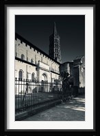 Entrance of the Basilica of St. Sernin, Toulouse, Haute-Garonne, Midi-Pyrenees, France Fine Art Print