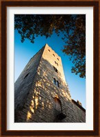 Pope John XXII tower at Cahors, Lot, Midi-Pyrenees, France Fine Art Print