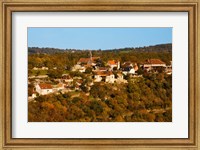 Overview of L'Hospitalet village, Rocamadour, Lot, Midi-Pyrenees, France Fine Art Print