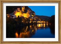 Dordogne River, La Roque-Gageac, Dordogne, Aquitaine, France Fine Art Print